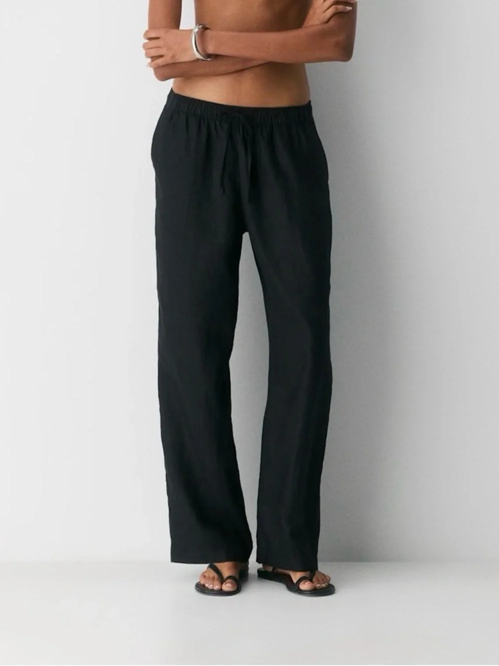 Aritzia Little Moon Sail  Linen Pant medium